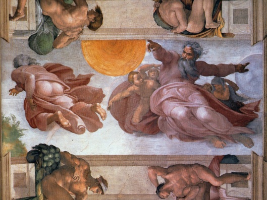 "The Creation of the Sun, Moon and Plants"  Sistine Chapel